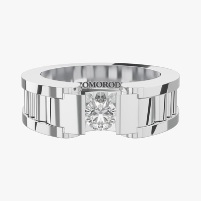 Alpha Men's Diamond Wedding Ring
